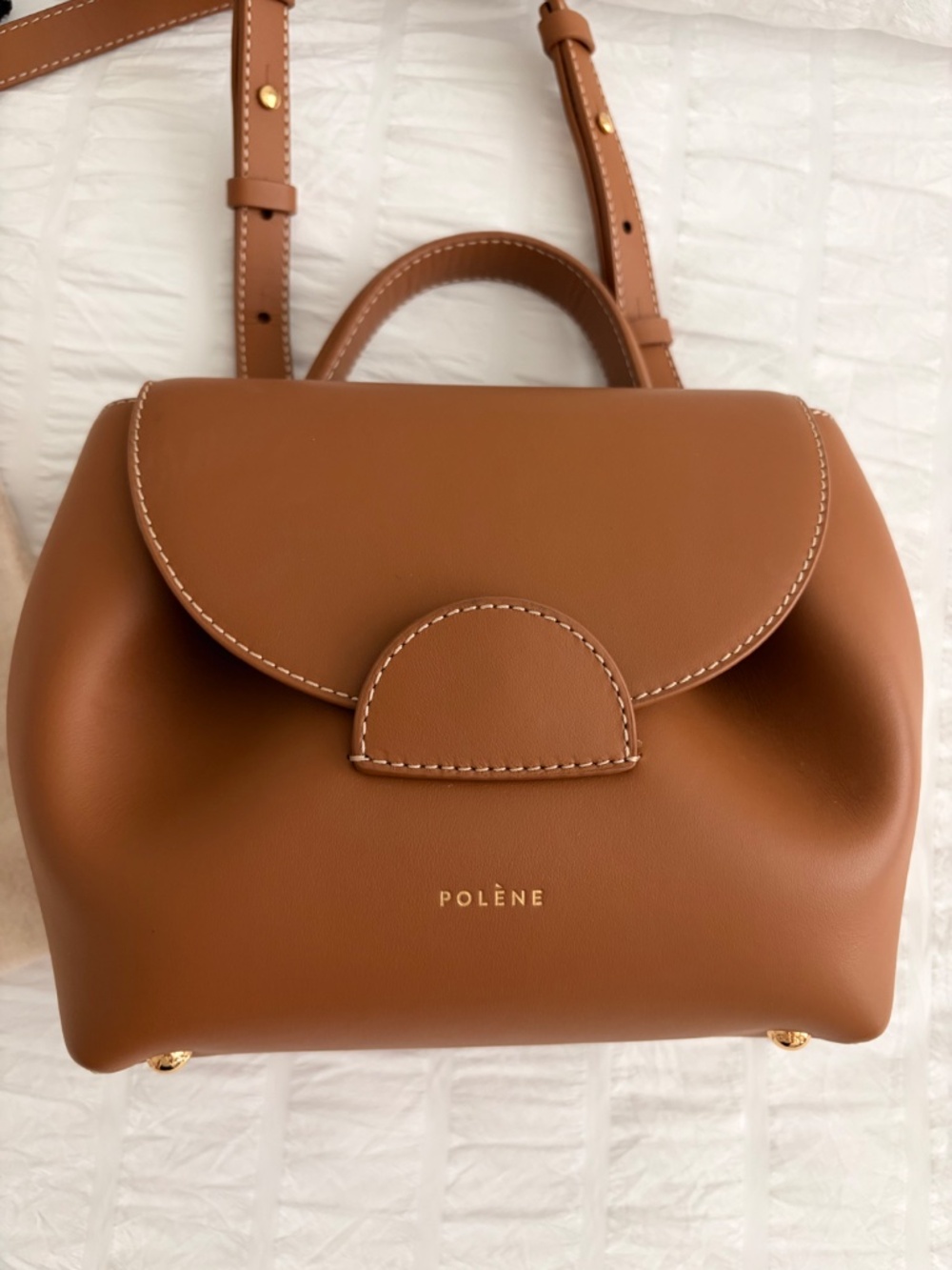 POLENE Numero Un Nano SMOOTH CAMEL — Like New - Picture 3 of 8